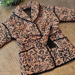 Bagatelle quilted and belted jacket